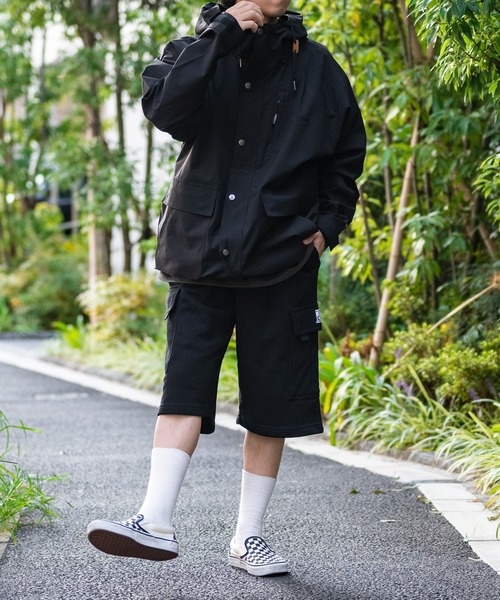 PRO CLUB （プロクラブ）の「【22】〔PROCLUB/プロクラブ〕FLEECE CARGO SHORT PANTS/フリースカーゴ ワイドショーツ（スウェットパンツ・メンズ・ネイビー/ヘザーグレー/ブラック・MEDIUM/LARGE/X-LARGE）」の15枚目の写真