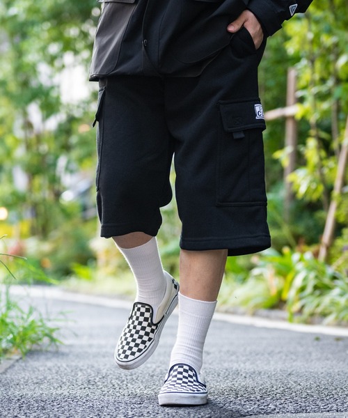 PRO CLUB （プロクラブ）の「【22】〔PROCLUB/プロクラブ〕FLEECE CARGO SHORT PANTS/フリースカーゴ ワイドショーツ（スウェットパンツ・メンズ・ネイビー/ヘザーグレー/ブラック・MEDIUM/LARGE/X-LARGE）」の11枚目の写真