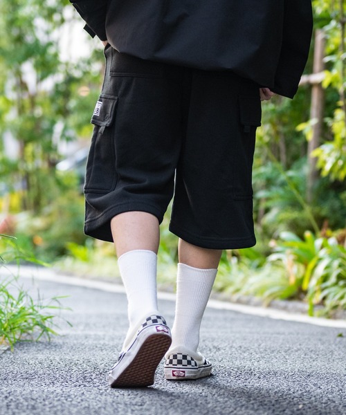 PRO CLUB （プロクラブ）の「【22】〔PROCLUB/プロクラブ〕FLEECE CARGO SHORT PANTS/フリースカーゴ ワイドショーツ（スウェットパンツ・メンズ・ネイビー/ヘザーグレー/ブラック・MEDIUM/LARGE/X-LARGE）」の13枚目の写真