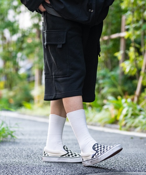 PRO CLUB （プロクラブ）の「【22】〔PROCLUB/プロクラブ〕FLEECE CARGO SHORT PANTS/フリースカーゴ ワイドショーツ（スウェットパンツ・メンズ・ネイビー/ヘザーグレー/ブラック・MEDIUM/LARGE/X-LARGE）」の14枚目の写真