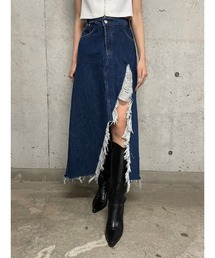 ディープスリットDENIMスカート