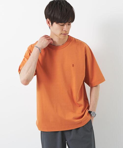 green label relaxing（グリーンレーベルリラクシング）の「GLR ロゴ Tシャツ（Tシャツ/カットソー・メンズ・ブラック/ホワイト/オレンジ/ケリー・M/L/S/XL）」の4枚目の写真