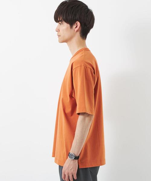 green label relaxing（グリーンレーベルリラクシング）の「GLR ロゴ Tシャツ（Tシャツ/カットソー・メンズ・ブラック/ホワイト/オレンジ/ケリー・M/L/S/XL）」の6枚目の写真