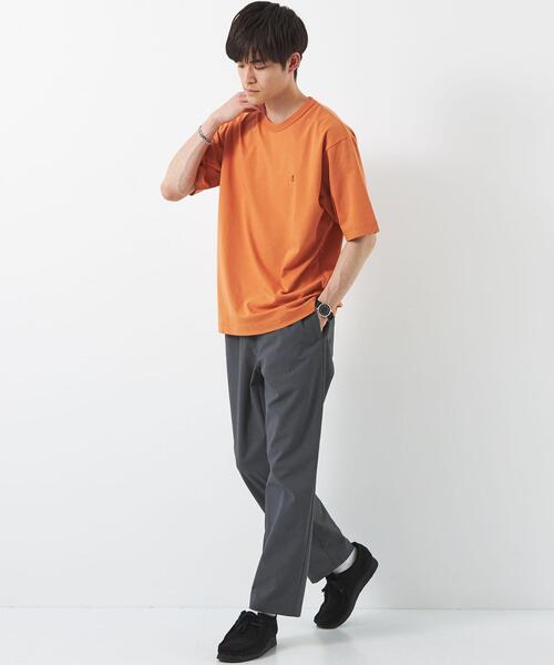 green label relaxing（グリーンレーベルリラクシング）の「GLR ロゴ Tシャツ（Tシャツ/カットソー・メンズ・ブラック/ホワイト/オレンジ/ケリー・M/L/S/XL）」の12枚目の写真