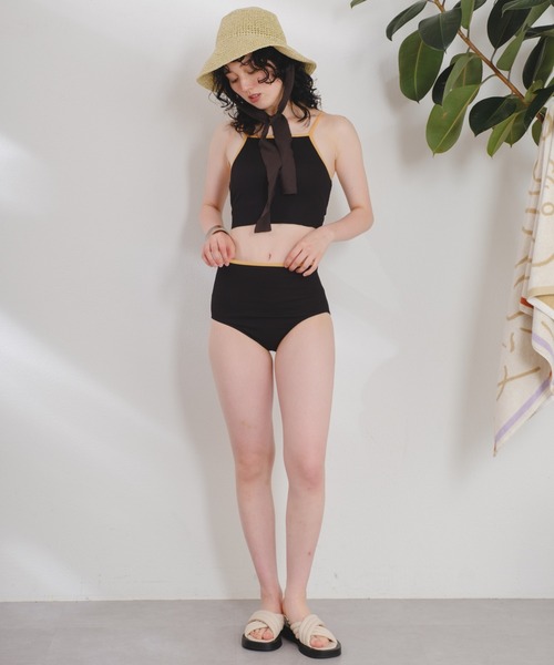 Kastane（カスタネ）の「【OceanPacificコラボ】 SWIMPANTS（水着・レディース・ブラック/サックスブルー/アイボリー・FREE）」の8枚目の写真