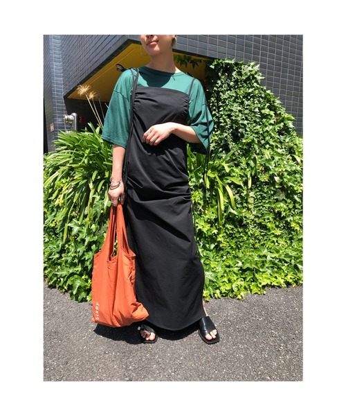 BLACK BY MOUSSY（ブラックバイマウジー）の「side gather dress