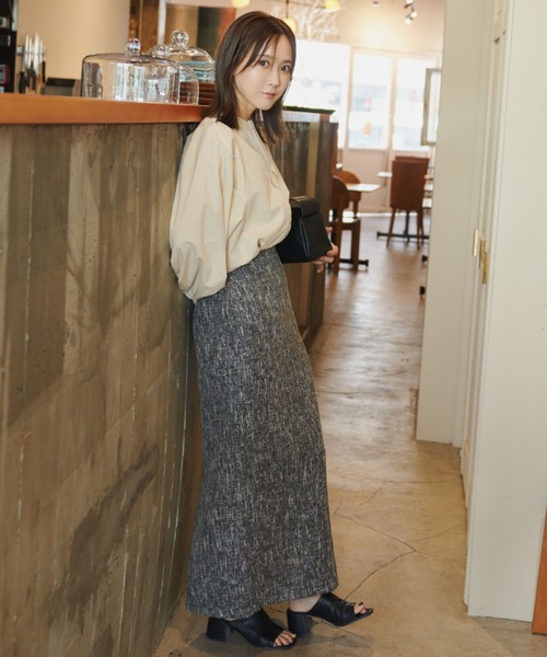美品⭐︎アントマリーズ×田中里奈さん ノーカラーツイードオーバージャケット 美品 aunt marie's ノーカラーツイードオーバージャケット 田中里奈