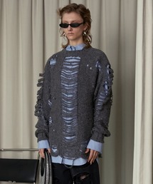 スラッシュスリットニット / Slash Slit knit