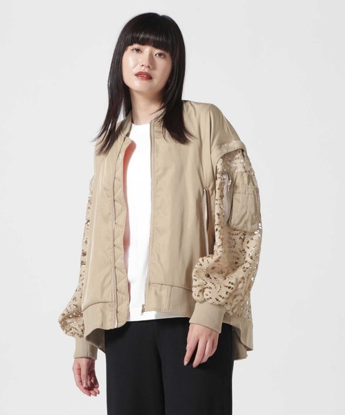 Risley リズレー　　レース ブルゾン Risley（リズレー）の「Risley/リズレー/レース ブルゾン