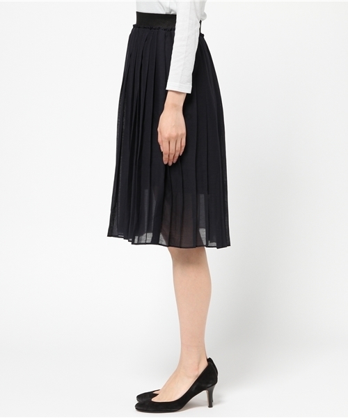 goocy（グースィー）の「シアープリーツミドルSK（スカート・レディース・ホワイト/カーキ/ネイビー・FREE）」の13枚目の写真