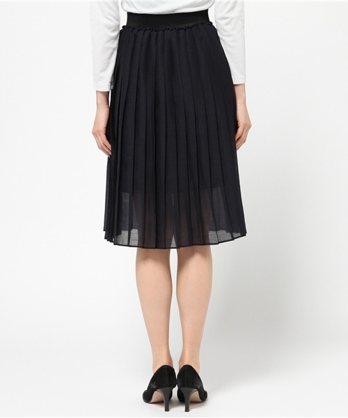 goocy（グースィー）の「シアープリーツミドルSK（スカート・レディース・ホワイト/カーキ/ネイビー・FREE）」の12枚目の写真