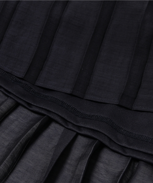 goocy（グースィー）の「シアープリーツミドルSK（スカート・レディース・ホワイト/カーキ/ネイビー・FREE）」の8枚目の写真