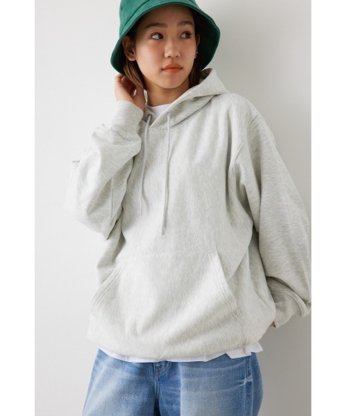 RODEO CROWNS WIDE BOWL(ロデオクラウンズワイドボウル)の「SHARE HEAVY WEIGHT パーカー(パーカー・レディース・ブルー/マスタード/ピンク/ブラック/ライトグレー・MEDIUM/LARGE)」の3枚目の写真