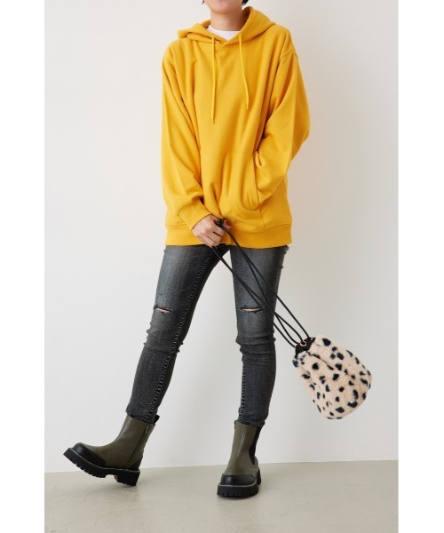 RODEO CROWNS WIDE BOWL(ロデオクラウンズワイドボウル)の「SHARE HEAVY WEIGHT パーカー(パーカー・レディース・ブルー/マスタード/ピンク/ブラック/ライトグレー・MEDIUM/LARGE)」の11枚目の写真