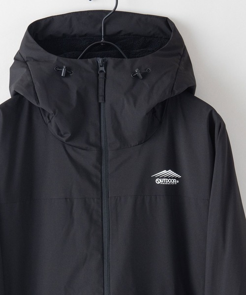 OUTDOOR PRODUCTS(アウトドアプロダクツ)の「【OUTDOOR PRODUCTS/アウトドアプロダクツ】裏シャギー切り替えジャケット 裏ボア マウンテンパーカー 撥水 防風 ストレッチ 紫外線対策機能(マウンテンパーカー・メンズ・ブラック/グレー/カーキ/ダークベージュ・MEDIUM/LARGE/X-LARGE)」の1枚目の写真
