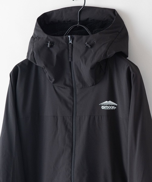 OUTDOOR PRODUCTS(アウトドアプロダクツ)の「【OUTDOOR PRODUCTS/アウトドアプロダクツ】裏シャギー切り替えジャケット 裏ボア マウンテンパーカー 撥水 防風 ストレッチ 紫外線対策機能(マウンテンパーカー・メンズ・ブラック/グレー/カーキ/ダークベージュ・MEDIUM/LARGE/X-LARGE)」の6枚目の写真