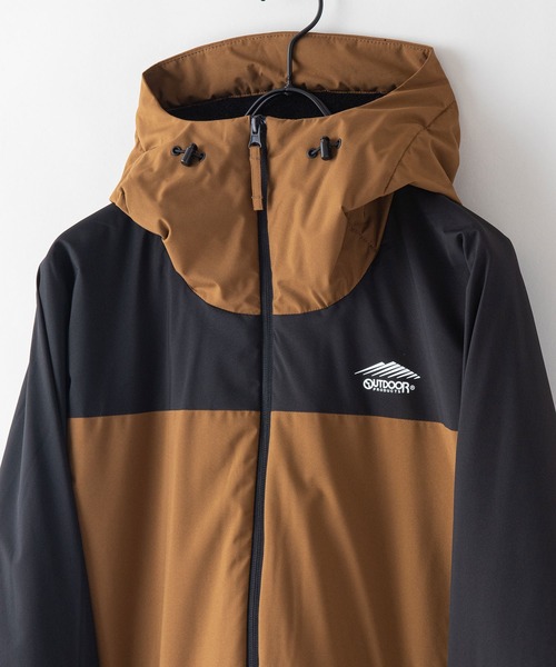 OUTDOOR PRODUCTS(アウトドアプロダクツ)の「【OUTDOOR PRODUCTS/アウトドアプロダクツ】裏シャギー切り替えジャケット 裏ボア マウンテンパーカー 撥水 防風 ストレッチ 紫外線対策機能(マウンテンパーカー・メンズ・ブラック/グレー/カーキ/ダークベージュ・MEDIUM/LARGE/X-LARGE)」の10枚目の写真