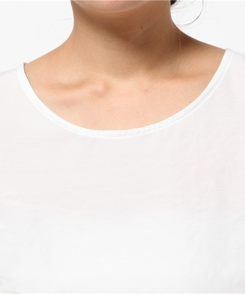 La TOTALITE（ラトータリテ）の「パフソデブラウス。（シャツ/ブラウス・レディース・ホワイト/ピンク/ブラック・FREE）」の8枚目の写真