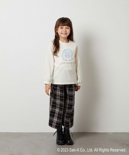 a.v.v（アーヴェヴェ）の「[100-140]【すみっコぐらし】リバーシブルスパンコール長袖Ｔシャツ（Tシャツ/カットソー・キッズ・アイボリー/ライトピンク・120/110/100/130/140）」の20枚目の写真