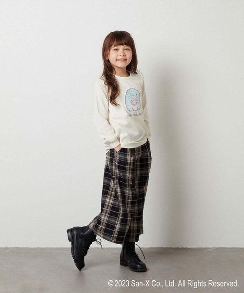a.v.v（アーヴェヴェ）の「[100-140]【すみっコぐらし】リバーシブルスパンコール長袖Ｔシャツ（Tシャツ/カットソー・キッズ・アイボリー/ライトピンク・120/110/100/130/140）」の21枚目の写真