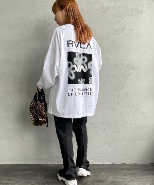 国内配送★RVCA★ルーカ フラワーバックプリント ロンT セール】【ムラサキスポーツ限定】RVCA/ルーカ バックプリント