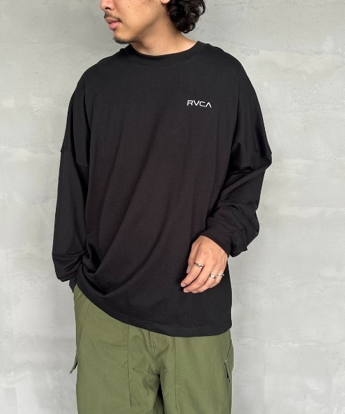 RVCA（ルーカ）の「[RVCA/ルーカ] HI SPEED FLORAL バックグラフィック ロングスリーブTシャツ（Tシャツ/カットソー・レディース・ブラック/ホワイト・L/M）」の19枚目の写真