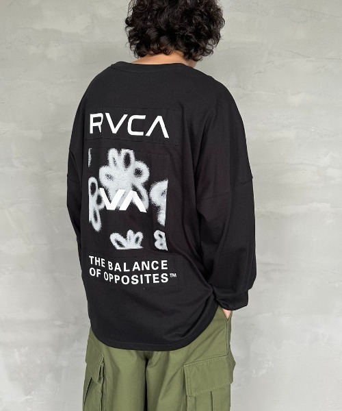RVCA（ルーカ）の「[RVCA/ルーカ] HI SPEED FLORAL バックグラフィック ロングスリーブTシャツ（Tシャツ/カットソー・レディース・ブラック/ホワイト・L/M）」の21枚目の写真