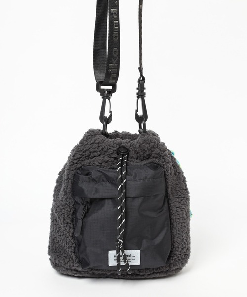 niko and...（ニコアンド）の「オリジナルポケット付きミニショルダーバッグ（ショルダーバッグ・レディース・その他1/ブラック/アイボリー・0）」の8枚目の写真