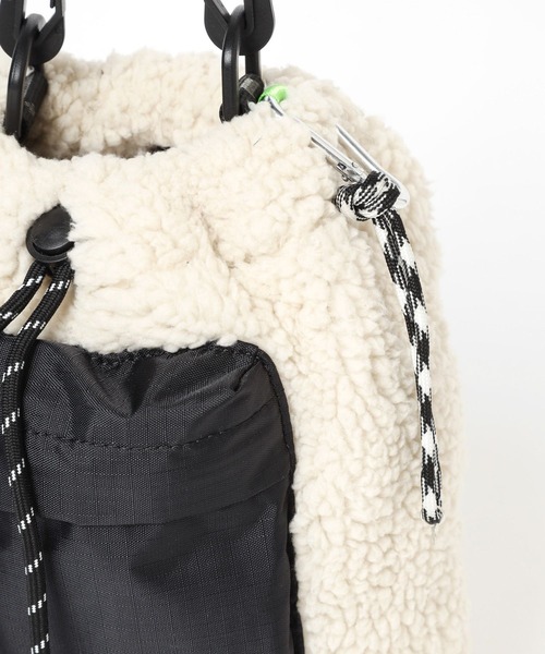 niko and...（ニコアンド）の「オリジナルポケット付きミニショルダーバッグ（ショルダーバッグ・レディース・その他1/ブラック/アイボリー・0）」の12枚目の写真