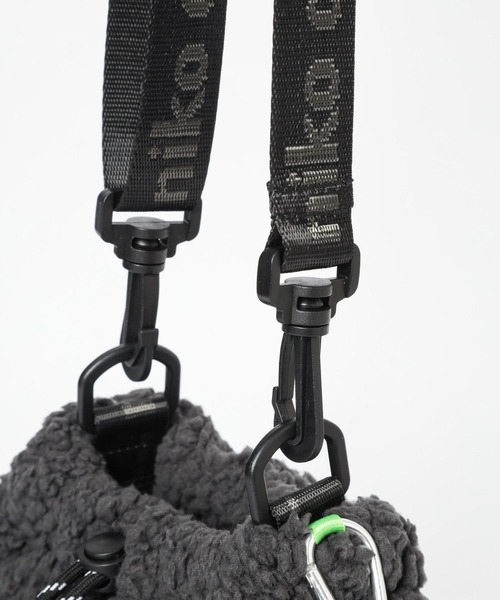 niko and...（ニコアンド）の「オリジナルポケット付きミニショルダーバッグ（ショルダーバッグ・レディース・その他1/ブラック/アイボリー・0）」の15枚目の写真