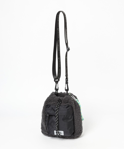 niko and...（ニコアンド）の「オリジナルポケット付きミニショルダーバッグ（ショルダーバッグ・レディース・その他1/ブラック/アイボリー・0）」の4枚目の写真