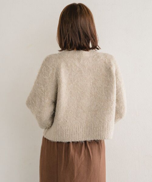 RETRO GIRL（レトロガール）の「シャギーショートカーディガン（カーディガン/ボレロ・レディース・ダークグレー/ライトベージュ/レッド/ブルー・FREE）」の19枚目の写真