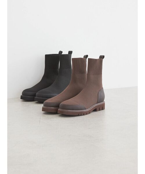 AMERICAN HOLIC(アメリカンホリック)の「ニットショートブーツ(ブーツ・レディース・ブラック/ブラウン・M/S/L)」の20枚目の写真