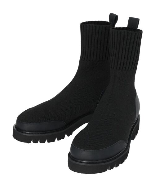 AMERICAN HOLIC(アメリカンホリック)の「ニットショートブーツ(ブーツ・レディース・ブラック/ブラウン・M/S/L)」の13枚目の写真