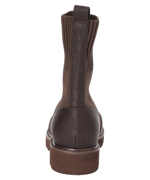 AMERICAN HOLIC(アメリカンホリック)の「ニットショートブーツ(ブーツ・レディース・ブラック/ブラウン・M/S/L)」の4枚目の写真