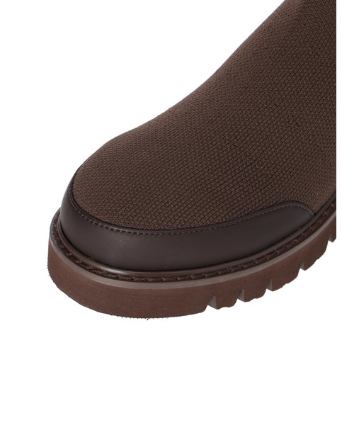 AMERICAN HOLIC(アメリカンホリック)の「ニットショートブーツ(ブーツ・レディース・ブラック/ブラウン・M/S/L)」の6枚目の写真