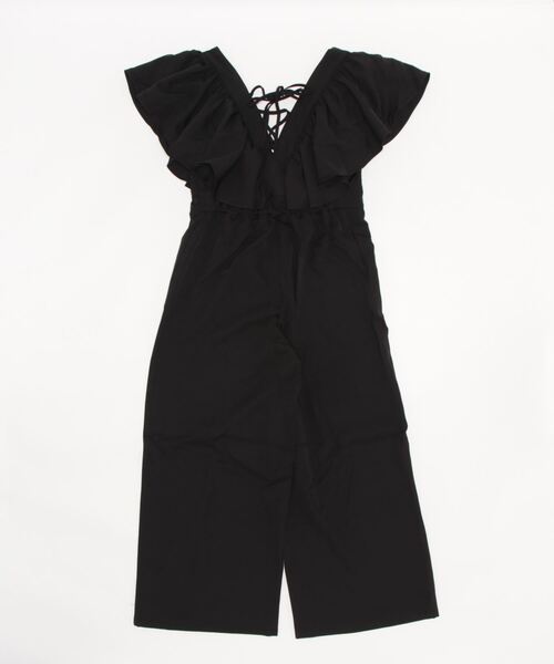 apres jour clair(アプレジュールクレア)の「【apres jour clair】フリルサロペット【ZOZOTOWN限定アイテム】(サロペット/オーバーオール・レディース・ブラウン系その他/ブラック・X-LARGE/フリー)」の10枚目の写真