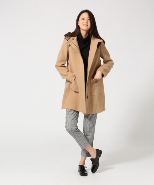 GLOBAL WORK（グローバルワーク）の「ZIPフードコート/564239（その他アウター・レディース・ネイビー/ブラウン/グレー・MEDIUM/SMALL/LARGE）」の16枚目の写真