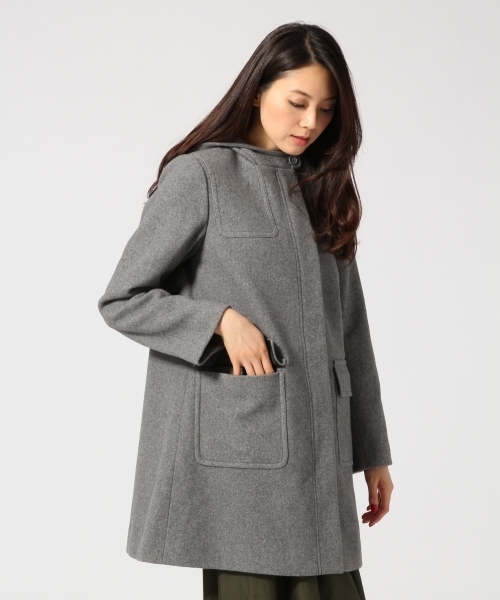 GLOBAL WORK（グローバルワーク）の「ZIPフードコート/564239（その他アウター・レディース・ネイビー/ブラウン/グレー・MEDIUM/SMALL/LARGE）」の7枚目の写真