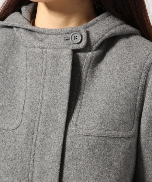 GLOBAL WORK（グローバルワーク）の「ZIPフードコート/564239（その他アウター・レディース・ネイビー/ブラウン/グレー・MEDIUM/SMALL/LARGE）」の10枚目の写真