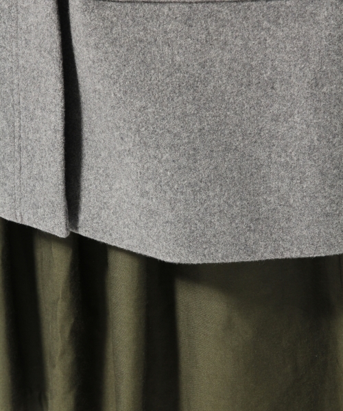 GLOBAL WORK（グローバルワーク）の「ZIPフードコート/564239（その他アウター・レディース・ネイビー/ブラウン/グレー・MEDIUM/SMALL/LARGE）」の5枚目の写真