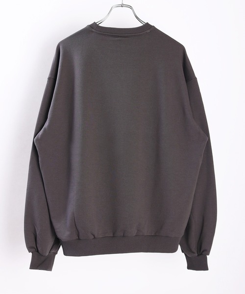 WESTSEA(ウエストシー)の「裏毛 グラフィック プリント クルーネック 長袖スウェット(スウェット・メンズ・チャコール/ブラック/グレー系その他/ブラック系その他・M/L/XL)」の10枚目の写真