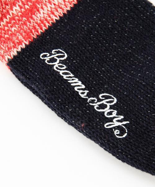 BEAMS BOY(ビームスボーイ)の「BEAMS BOY / リサイクルコットン 2トーン ミックス クルー(ソックス/靴下・レディース・レッド/イエロー/ネイビー・ONE SIZE)」の15枚目の写真