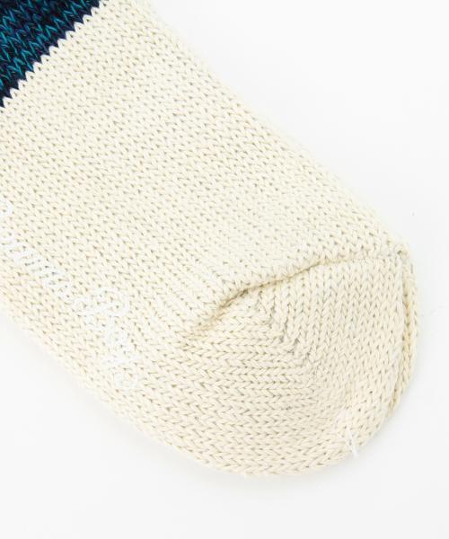 BEAMS BOY(ビームスボーイ)の「BEAMS BOY / リサイクルコットン 2トーン ミックス クルー(ソックス/靴下・レディース・レッド/イエロー/ネイビー・ONE SIZE)」の8枚目の写真