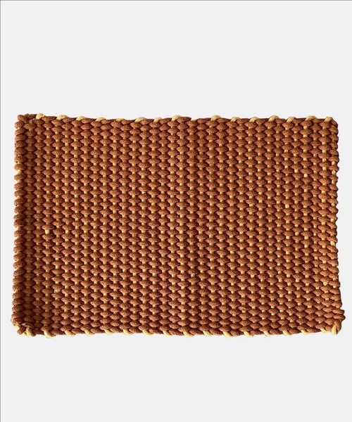 CANAL JEAN(キャナルジーン)の「DULTON COTTON ROPE MAT コットンロープマット/RN-0528-75(ラグ/マット・レディース・ブルー/ブラウン・ONE SIZE)」の4枚目の写真