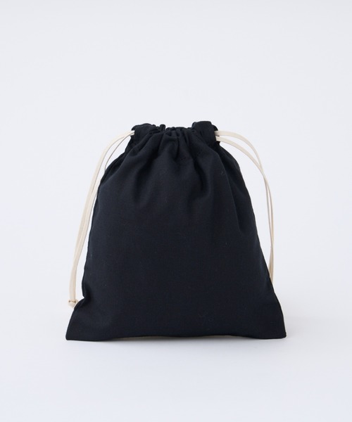 Daily russet(デイリー ラシット)の「巾着ポーチ(S)(ポーチ・レディース・ボルドー/オリーブ/ネイビー/ベージュ/グレー/ブラック・FREE)」の7枚目の写真