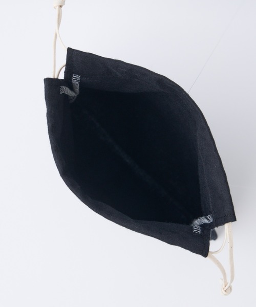 Daily russet(デイリー ラシット)の「巾着ポーチ(S)(ポーチ・レディース・ボルドー/オリーブ/ネイビー/ベージュ/グレー/ブラック・FREE)」の11枚目の写真