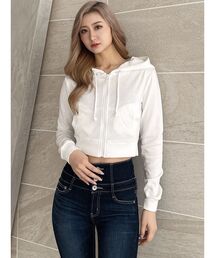 BASICショートパーカー