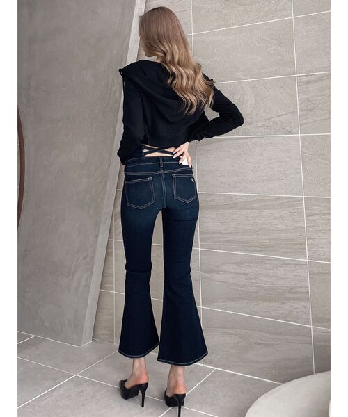 GYDA（ジェイダ）の「BASICショートパーカー（パーカー・レディース・ブラック/オフホワイト/グレー・FREE）」の14枚目の写真