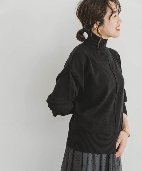 ITEMS URBANRESEARCH（アイテムズ アーバンリサーチ）の「『洗濯可』ハイネックワイドニット2（ニット/セーター・レディース・ホワイト系その他/グリーン系その他/オフホワイト/ブラウン系その他/ブラック/ブルー系その他・FREE）」の22枚目の写真